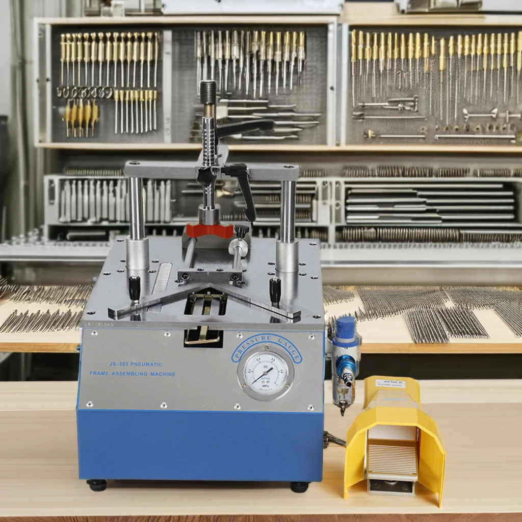 New Condition Desktop Nail Angle Machine Small Angle Cutting Photo Frame Without Mold Change Direct Frame Machine
New Condition Desktop Nail Angle Machine Small Angle Cutting Photo Frame Without Mold Change Direct Frame Machine