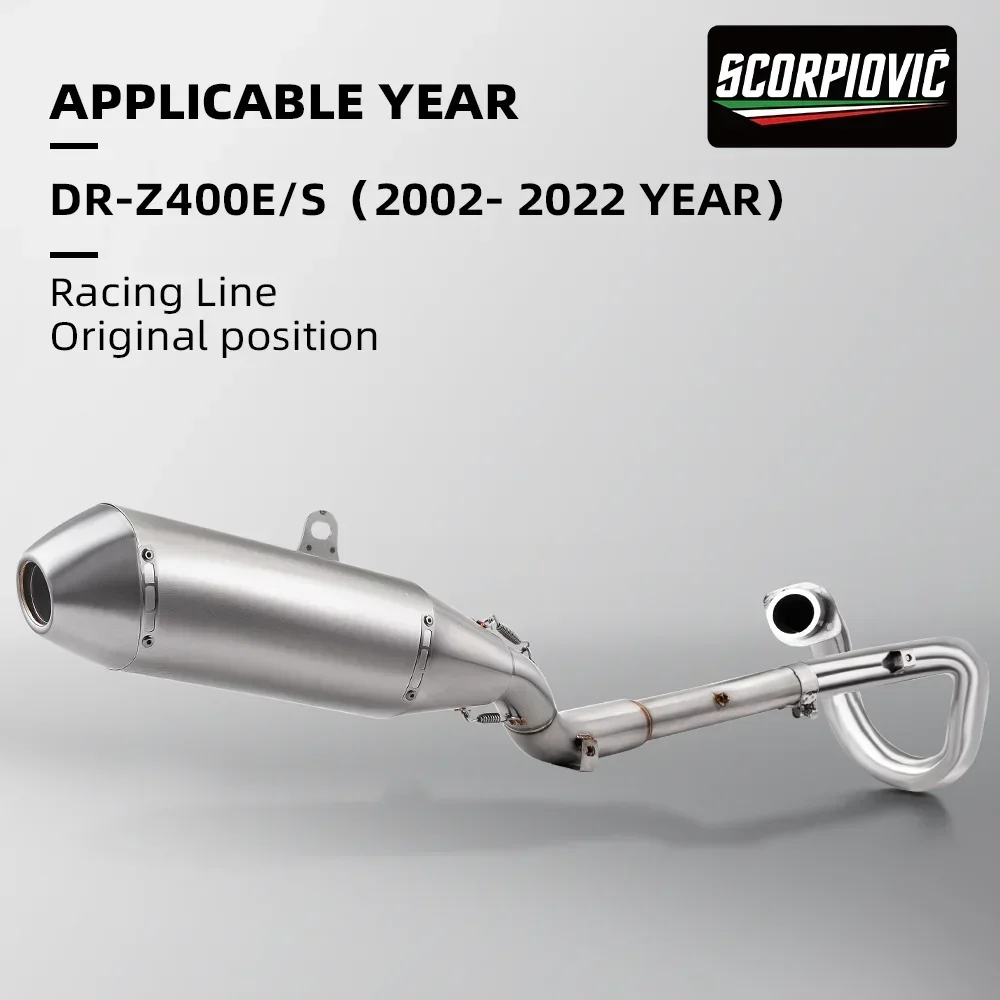 TJ/Motorcycle Exhaust Pipe For DR Z400 S SM E Escape Refit Whole Vehicle Muffler Link Pipe Exhaust System Upgrade Kit/d
TJ/Motorcycle Exhaust Pipe For DR Z400 S SM E Escape Refit Whole Vehicle Muffler Link Pipe Exhaust System Upgrade Kit/d