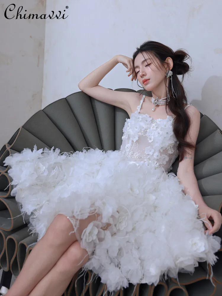 Heavy Embroidery Puffy Dress Spring and Summer Fairy High-end Fashion Elegant Birthday Party Coming-of-Age Ceremony Gown Dress
Heavy Embroidery Puffy Dress Spring and Summer Fairy High-end Fashion Elegant Birthday Party Coming-of-Age Ceremony Gown Dress