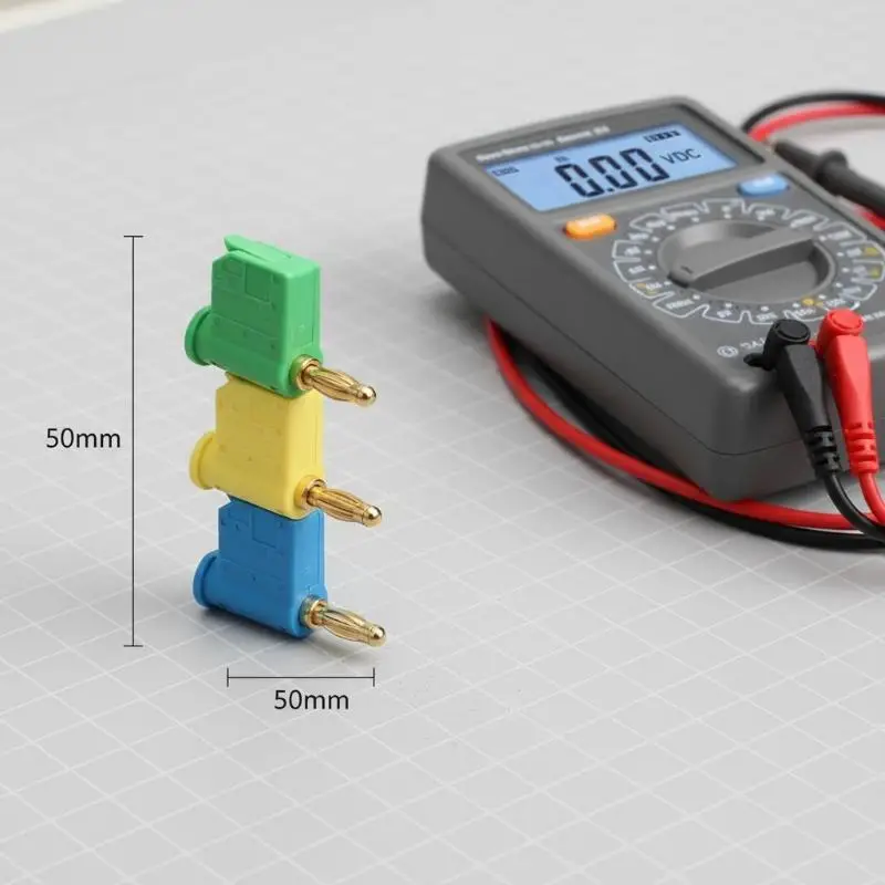 24A Solderless Banana Plug 4mm Quick Wire Connector High Current for Test Equipment Secure Audio Connection Easy Use
24A Solderless Banana Plug 4mm Quick Wire Connector High Current for Test Equipment Secure Audio Connection Easy Use