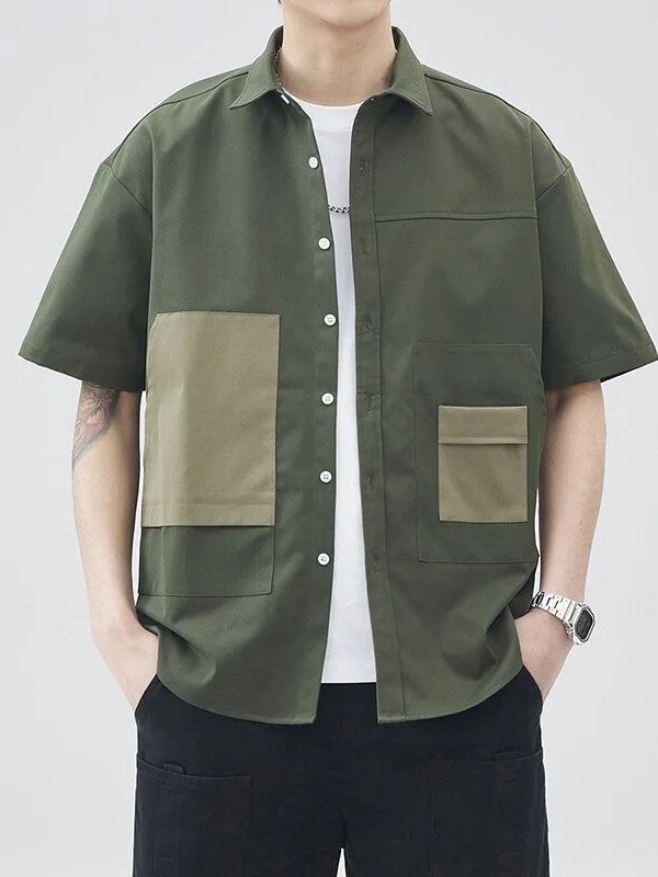 Color Block Short Sleeve Men's Shirt Stylish Contrast Color Design Breathable Casual Fashion Summer Shirt Polyester Fiber
Color Block Short Sleeve Men's Shirt Stylish Contrast Color Design Breathable Casual Fashion Summer Shirt Polyester Fiber