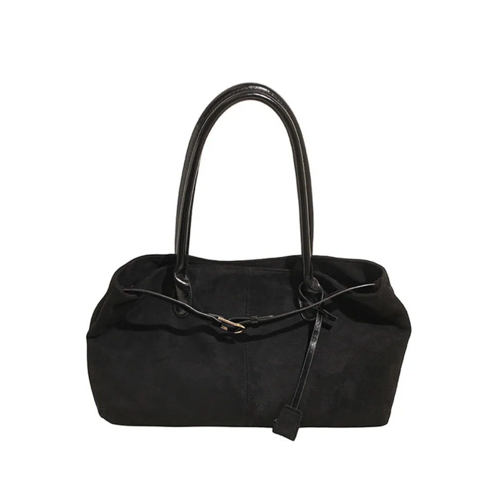 Cute Korean Style Suede Shoulder Bag Solid Color Tote Bag Large Capacity Handbag PU Leather Ethnic Style Underarm Packs Travel
Cute Korean Style Suede Shoulder Bag Solid Color Tote Bag Large Capacity Handbag PU Leather Ethnic Style Underarm Packs Travel