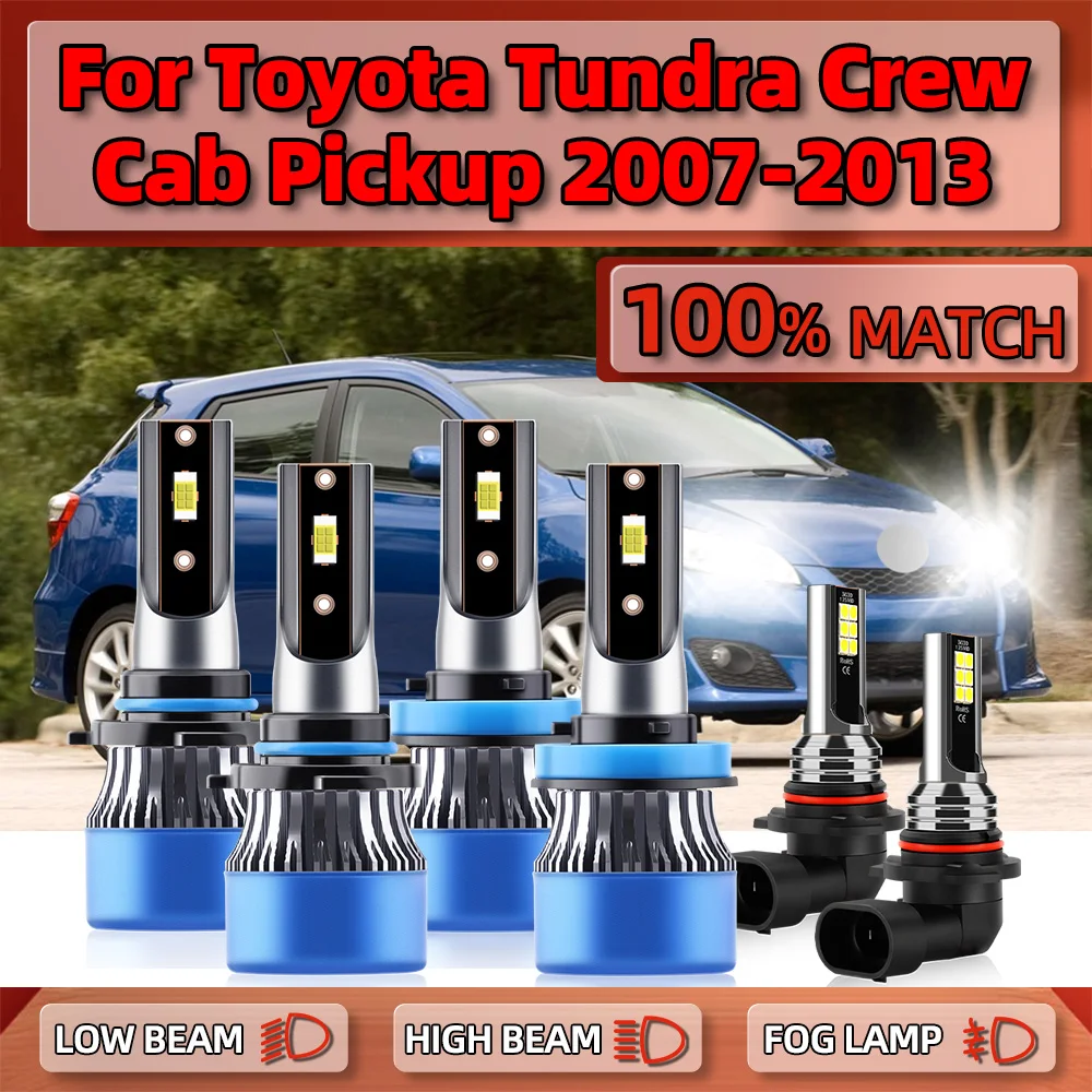 LED Headlight Bulbs 360W 60000LM Canbus Car Headlamps 6000K Fog Light 12V For Toyota Tundra Crew Cab Pickup 2007-2011 2012 2013
LED Headlight Bulbs 360W 60000LM Canbus Car Headlamps 6000K Fog Light 12V For Toyota Tundra Crew Cab Pickup 2007-2011 2012 2013