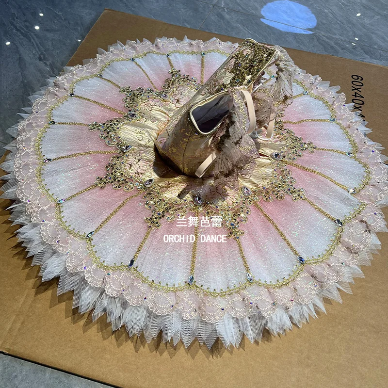 Professional Court Style Custom size Color Kids Girls Women Adult Performance Wear Pink Gold Classical Ballet Tutu Costumes
Professional Court Style Custom size Color Kids Girls Women Adult Performance Wear Pink Gold Classical Ballet Tutu Costumes