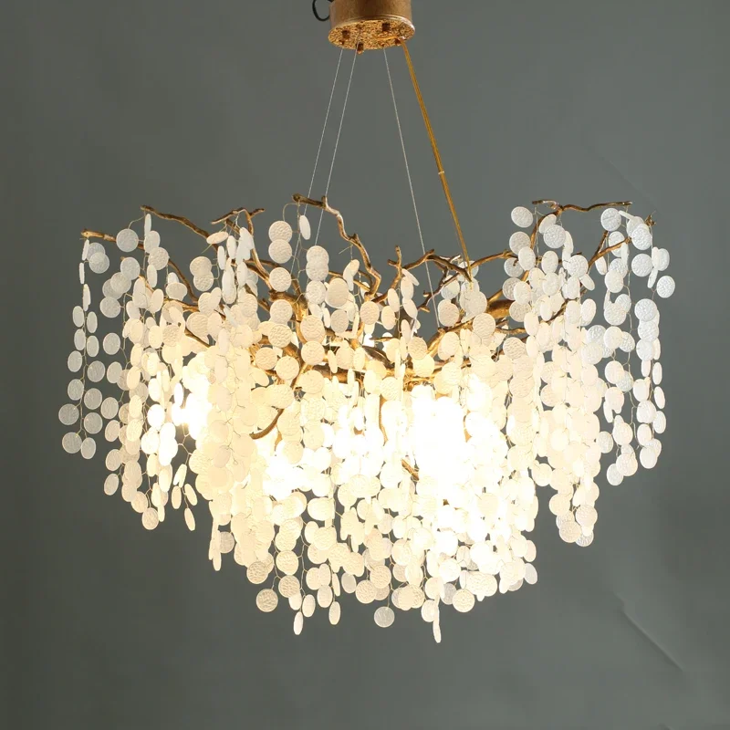 French Light Luxury Living Room American Creative Art Bedroom Modern Branch Lamp All Copper Dining Room Crystal Chandelie
French Light Luxury Living Room American Creative Art Bedroom Modern Branch Lamp All Copper Dining Room Crystal Chandelie