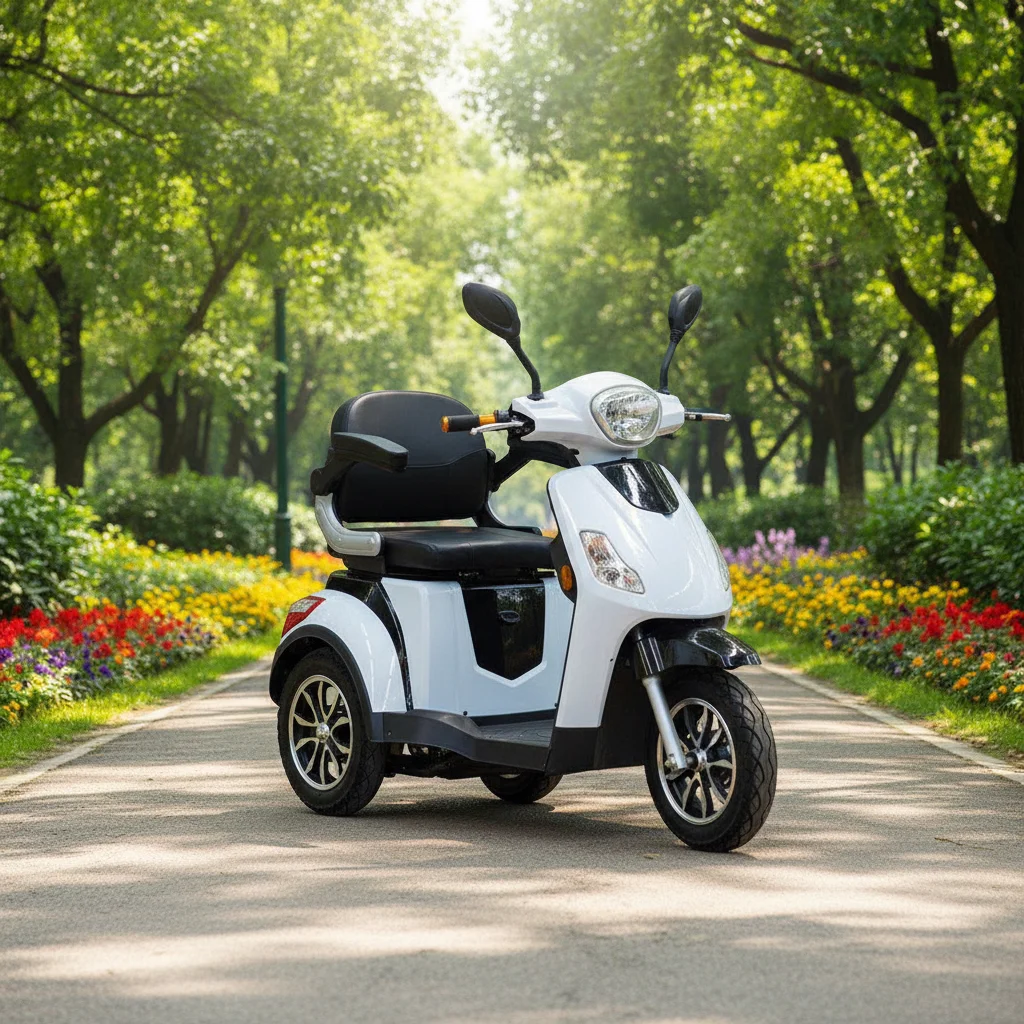 Плавное движение, большой запас хода, трехколесный электрический скутер для инвалидов
Плавное движение, большой запас хода, трехколесный электрический скутер для инвалидов