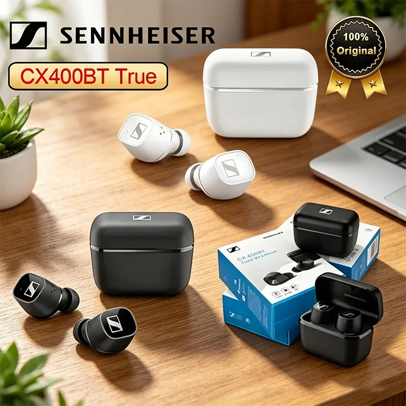 Беспроводные спортивные наушники-вкладыши Sennheiser CX400BT True Wireless со стереозвуком, Bluetooth, шумоподавлением и ресивером
Беспроводные спортивные наушники-вкладыши Sennheiser CX400BT True Wireless со стереозвуком, Bluetooth, шумоподавлением и ресивером