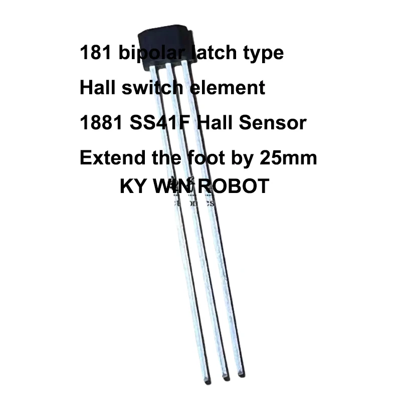 1PCS/LOTS 181 bipolar latch type Hall switch element 1881 SS41F Hall sensor extended leg 25mm IC Electronic components
1PCS/LOTS 181 bipolar latch type Hall switch element 1881 SS41F Hall sensor extended leg 25mm IC Electronic components