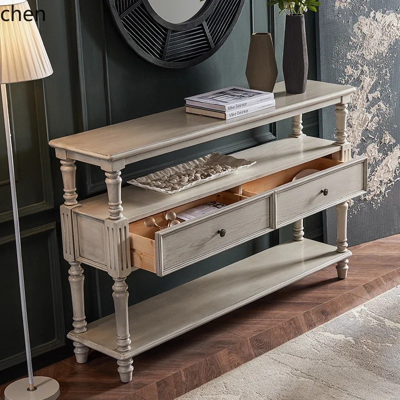 H1 pure solid wood entrance table light luxury counter sofa back cabinet partition locker
H1 pure solid wood entrance table light luxury counter sofa back cabinet partition locker