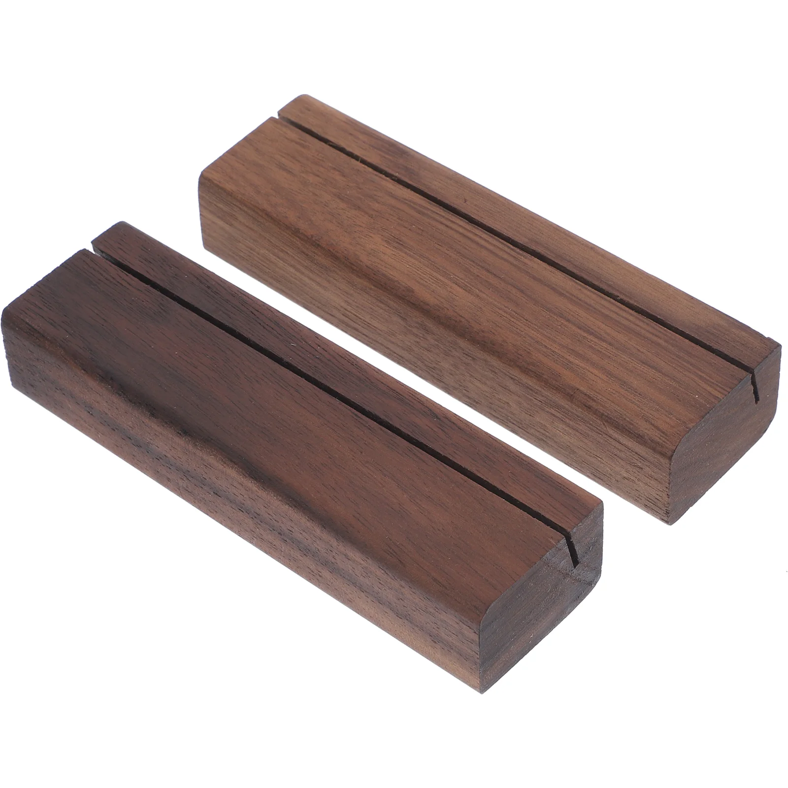 2 Pcs Desktop Stand Wooden Base Table Name Holders Deck Cards Light Brown Game Accessory Postcard
2 Pcs Desktop Stand Wooden Base Table Name Holders Deck Cards Light Brown Game Accessory Postcard