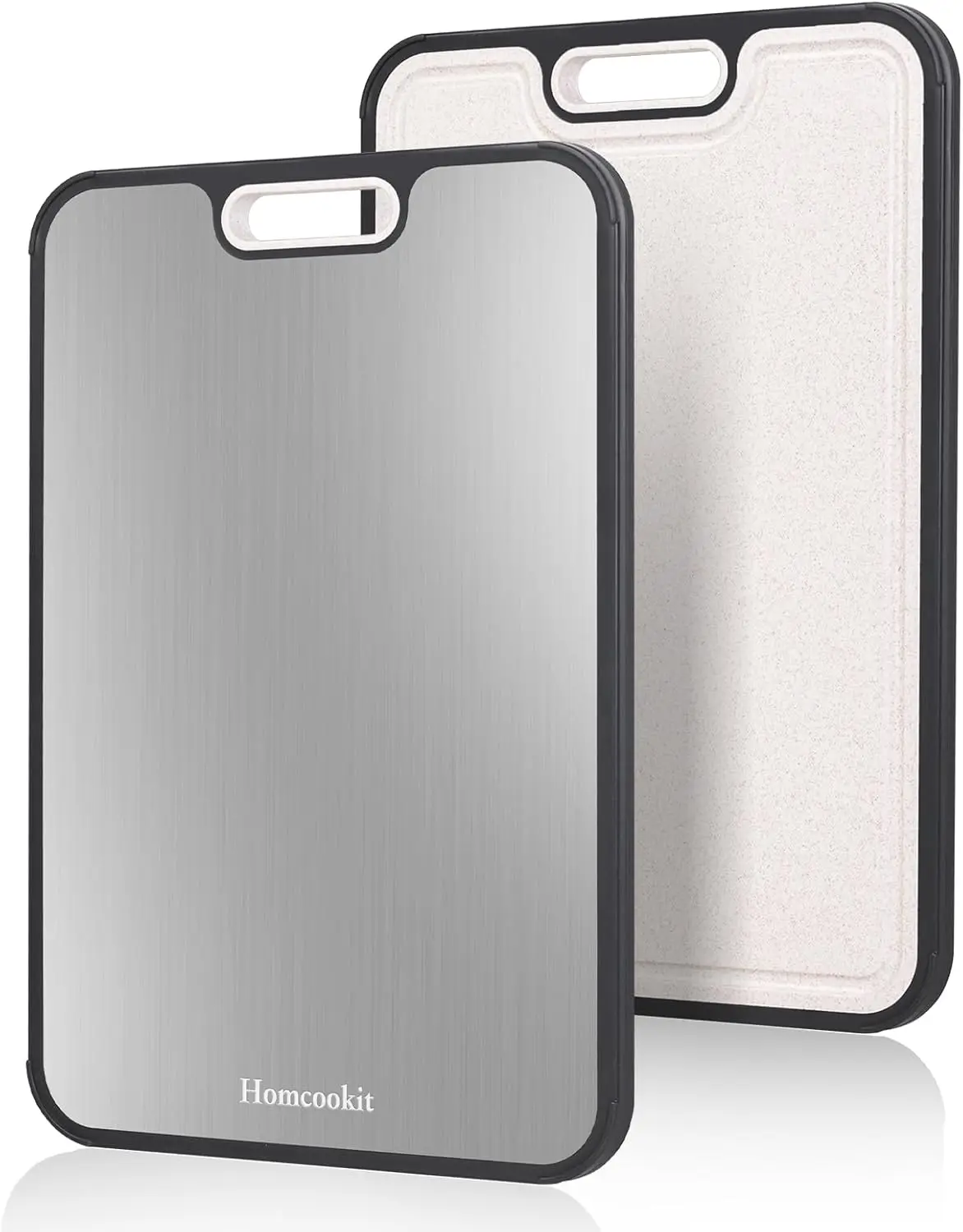 Titanium Cutting Board for Kitchen, Double Sided Cutting Board,Pure Titanium and Wheat Straw PP, Easy Clean, Non-Slip Edge,Large Size 16” x 11”
Titanium Cutting Board for Kitchen, Double Sided Cutting Board,Pure Titanium and Wheat Straw PP, Easy Clean, Non-Slip Edge,Large Size 16” x 11”