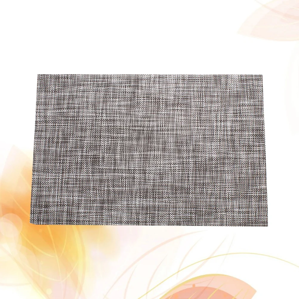 Griege Woven Table Mat Thickened PVC Heat Insulation Placemat for Western Restaurant Skid Resistant Easy Clean
Griege Woven Table Mat Thickened PVC Heat Insulation Placemat for Western Restaurant Skid Resistant Easy Clean