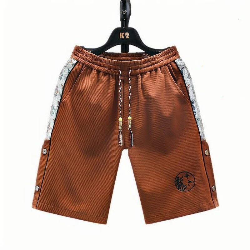 ZG Chinese style shorts men's summer loose and handsome shorts color matching leisure sports trendy brand outdoor beach pants
ZG Chinese style shorts men's summer loose and handsome shorts color matching leisure sports trendy brand outdoor beach pants