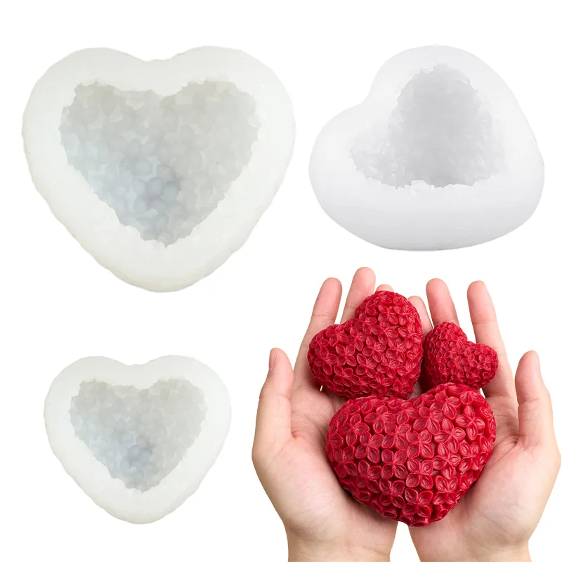 3D Valentine's Day Love Silicone Mold Rose Ball Aromatherapy Candle Heart Mould Wedding Party Romantic Home Decoration Supply
3D Valentine's Day Love Silicone Mold Rose Ball Aromatherapy Candle Heart Mould Wedding Party Romantic Home Decoration Supply