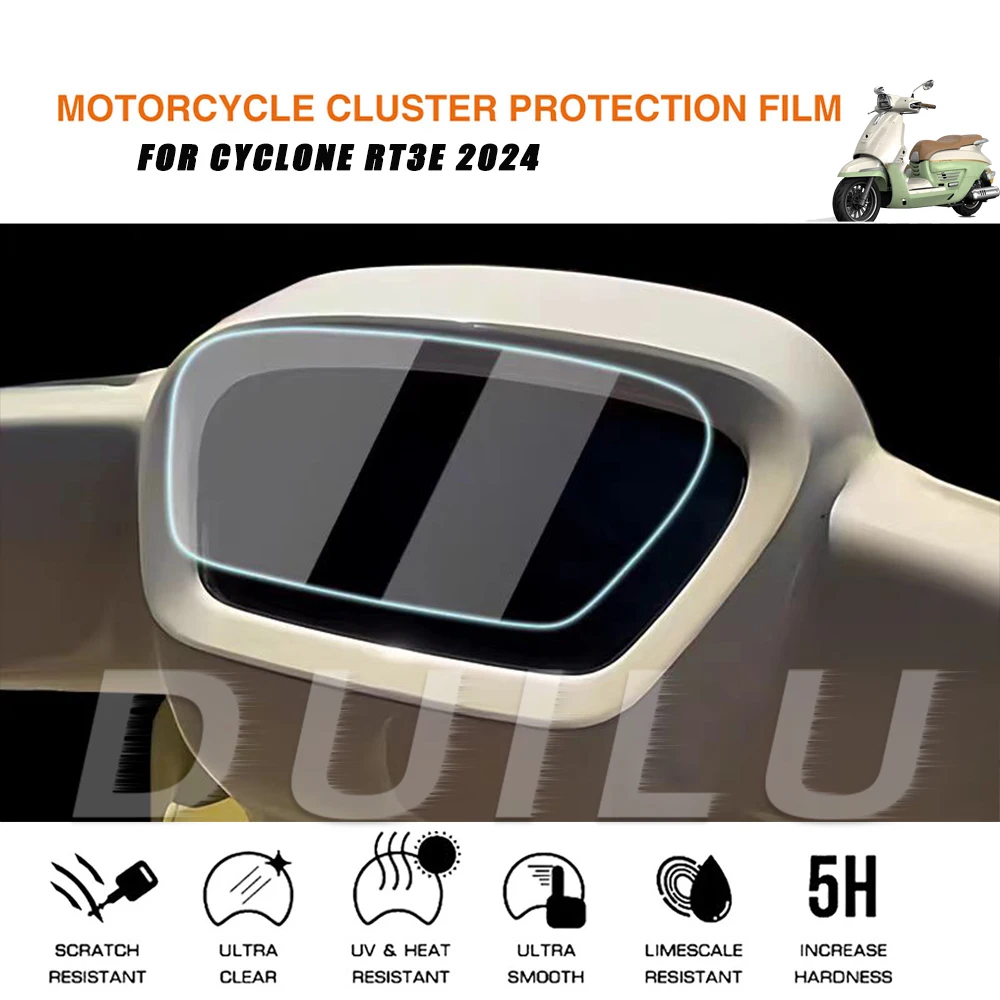 Для CYCLONE RT3E 2024, мотоциклетный спидометр, защитная пленка для экрана кластера, защитная пленка для приборной панели
Для CYCLONE RT3E 2024, мотоциклетный спидометр, защитная пленка для экрана кластера, защитная пленка для приборной панели