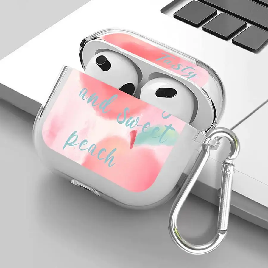 Delicious Peaches Case For Airpods Pro2 4 Pro Pro3 3 1 2 Clear Earphone Cases Cover
Delicious Peaches Case For Airpods Pro2 4 Pro Pro3 3 1 2 Clear Earphone Cases Cover