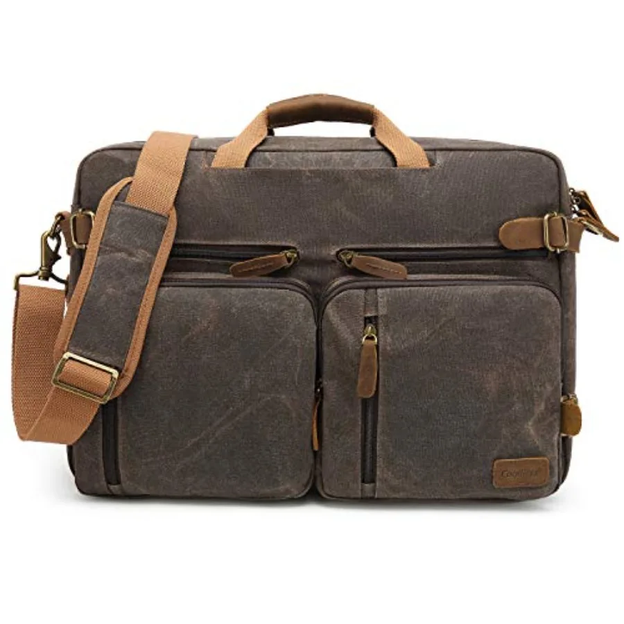Laptop Messenger Bag Vintage Shoulder Bag Convertible Backpack Retro Briefcase Versatile Travel Bag Fits Laptop For Men Busines
Laptop Messenger Bag Vintage Shoulder Bag Convertible Backpack Retro Briefcase Versatile Travel Bag Fits Laptop For Men Busines
