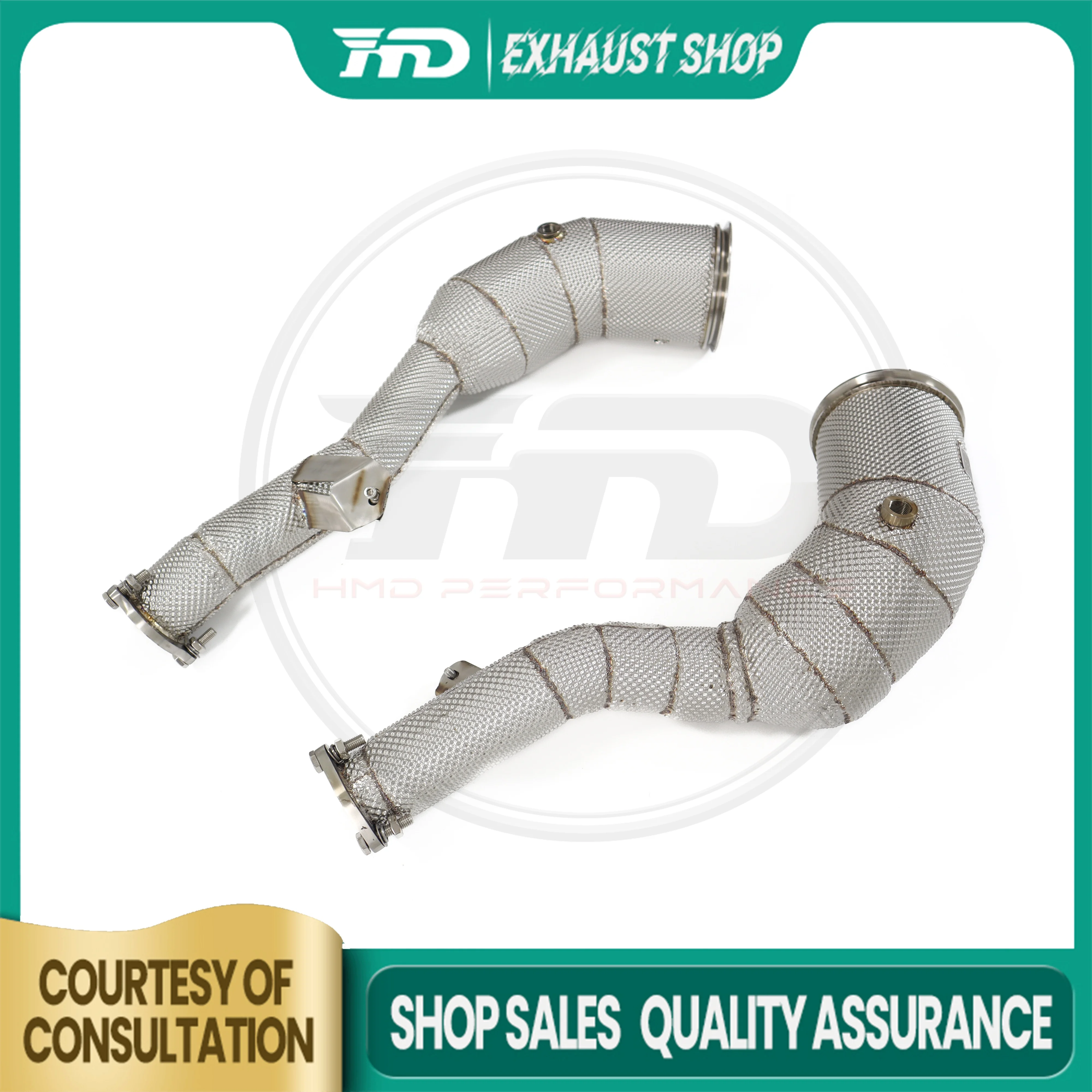 High Quality Downpipe For AUDI S6 S7 C8 2.9T Stainless Steel Exhaust System Heat Shield High Flow Performance HMD
High Quality Downpipe For AUDI S6 S7 C8 2.9T Stainless Steel Exhaust System Heat Shield High Flow Performance HMD