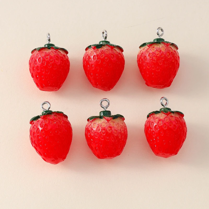 20pcs 16x24mm Cute 3D Resin Fruit Strawberry Charms for Jewelry Making Earrings Pendants Necklaces Bracelets DIY Crafts Supplies
20pcs 16x24mm Cute 3D Resin Fruit Strawberry Charms for Jewelry Making Earrings Pendants Necklaces Bracelets DIY Crafts Supplies