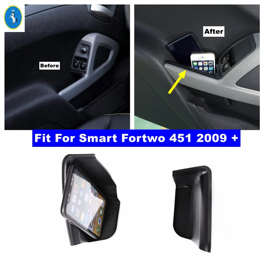 Inner Door Handle Armrest Container Holder Tray Storage Box Kit Fit For Smart Fortwo 451 2009 - 2015 Black Interior Accessories
Inner Door Handle Armrest Container Holder Tray Storage Box Kit Fit For Smart Fortwo 451 2009 - 2015 Black Interior Accessories