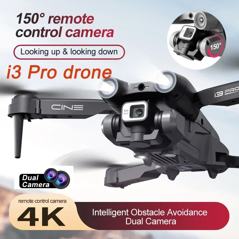 NEW i3 Pro GPS RC Drone 4K HD Dual ESC Camera Optical Flow Positioning Obstacle Avoidance Foldable Quadcopter RC Dron Toys Gift
NEW i3 Pro GPS RC Drone 4K HD Dual ESC Camera Optical Flow Positioning Obstacle Avoidance Foldable Quadcopter RC Dron Toys Gift