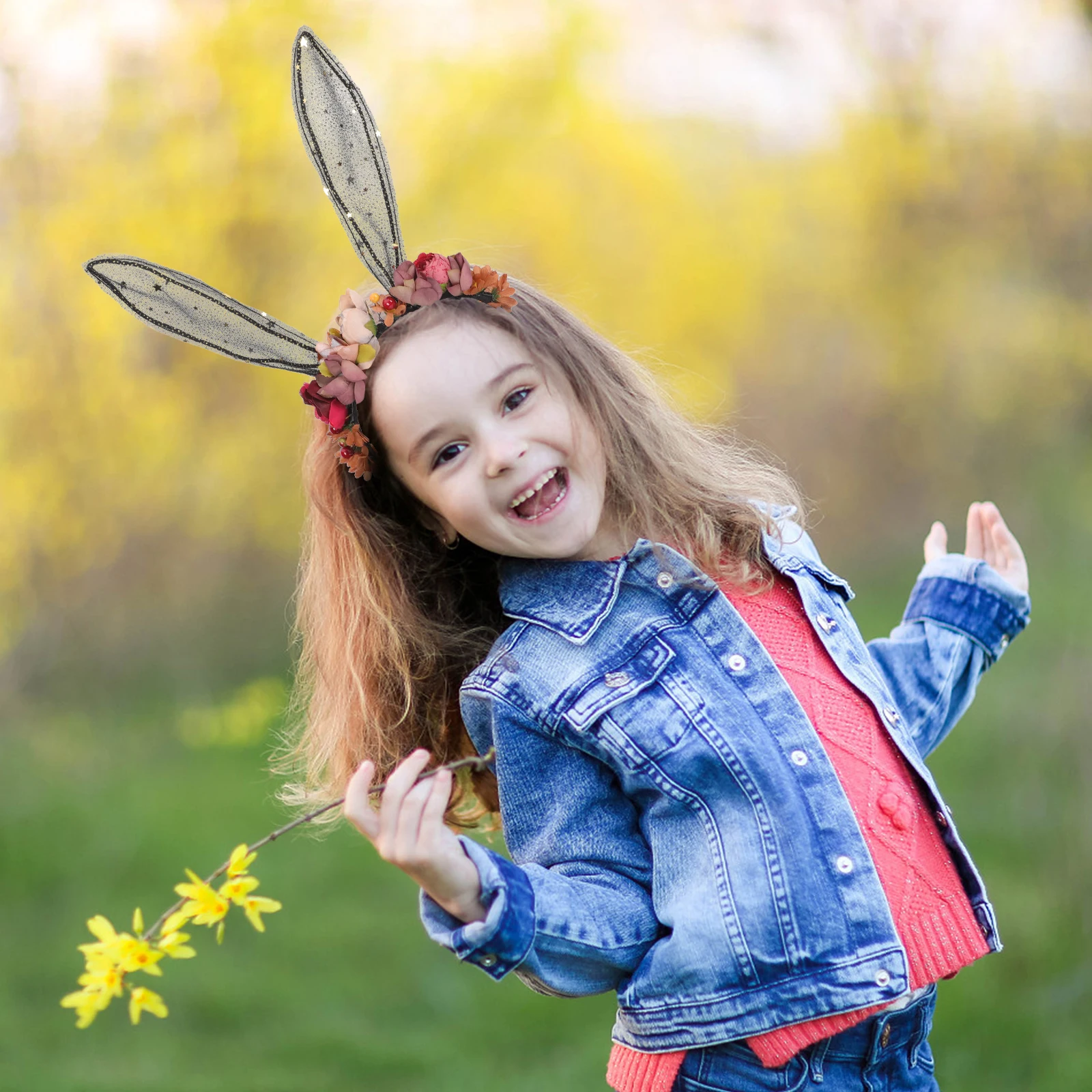 Rabbit Ear Headband Lace Flower Hair Hoops Kids Halloween Headdress Prop Party Accessory Cosplay Decorative Headpiece Hair Tool
Rabbit Ear Headband Lace Flower Hair Hoops Kids Halloween Headdress Prop Party Accessory Cosplay Decorative Headpiece Hair Tool