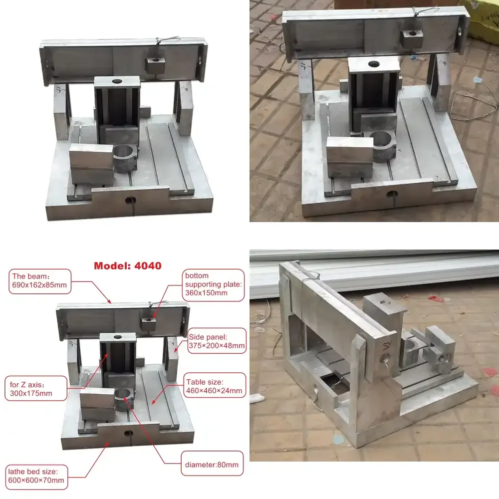 Aluminum Cnc Router Frame 4040 CNC Engraving Machine Frame DIY CNC Suitable for 2.2KW Spindle Fixture 80mm
Aluminum Cnc Router Frame 4040 CNC Engraving Machine Frame DIY CNC Suitable for 2.2KW Spindle Fixture 80mm