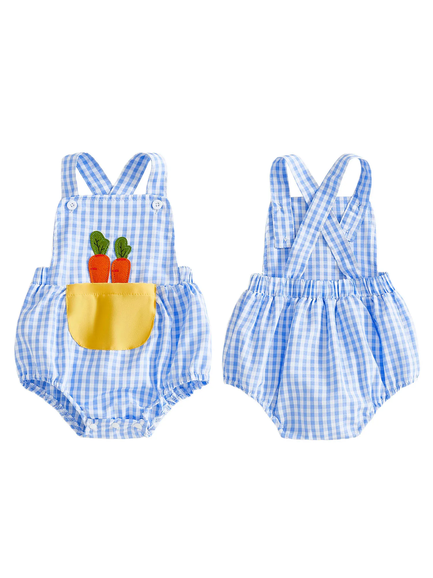 Комбинезон с короткими рукавами и принтом пасхального кролика для малышей, с вышивкой в виде моркови и квадратным вырезом горловины, для мальчиков
Комбинезон с короткими рукавами и принтом пасхального кролика для малышей, с вышивкой в виде моркови и квадратным вырезом горловины, для мальчиков