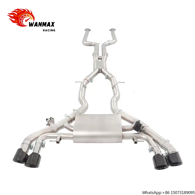 High Performance 304 Stainless Steel Catback Valved Muffler Exhaust System for 2020 X3M Competition
High Performance 304 Stainless Steel Catback Valved Muffler Exhaust System for 2020 X3M Competition
