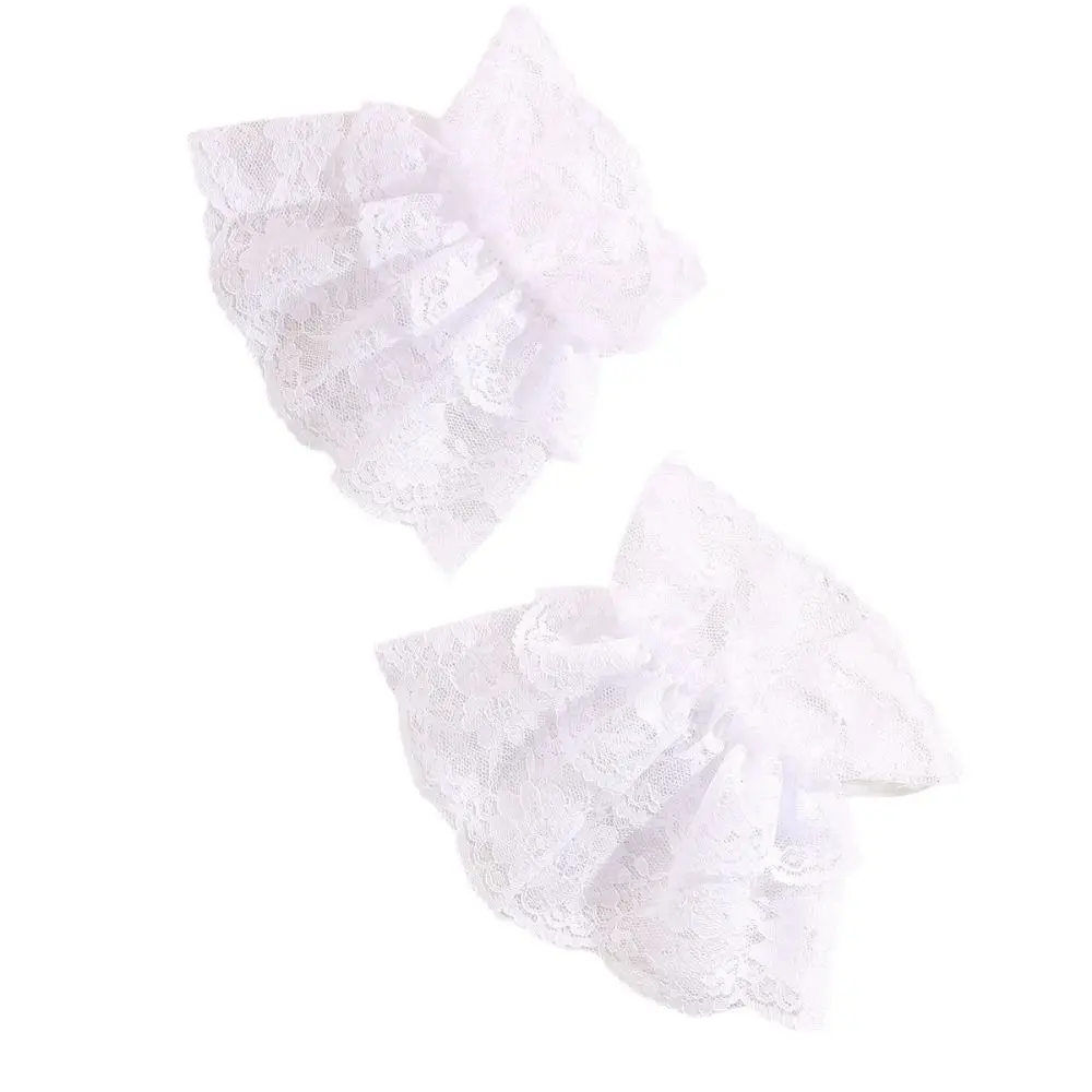 Elegant Lace Ruffled Wrist Fake Sleeves Cuffs Comfortable Costume Accessory Lace Cuff Soft Wrist Cuff Stage Performance
Elegant Lace Ruffled Wrist Fake Sleeves Cuffs Comfortable Costume Accessory Lace Cuff Soft Wrist Cuff Stage Performance