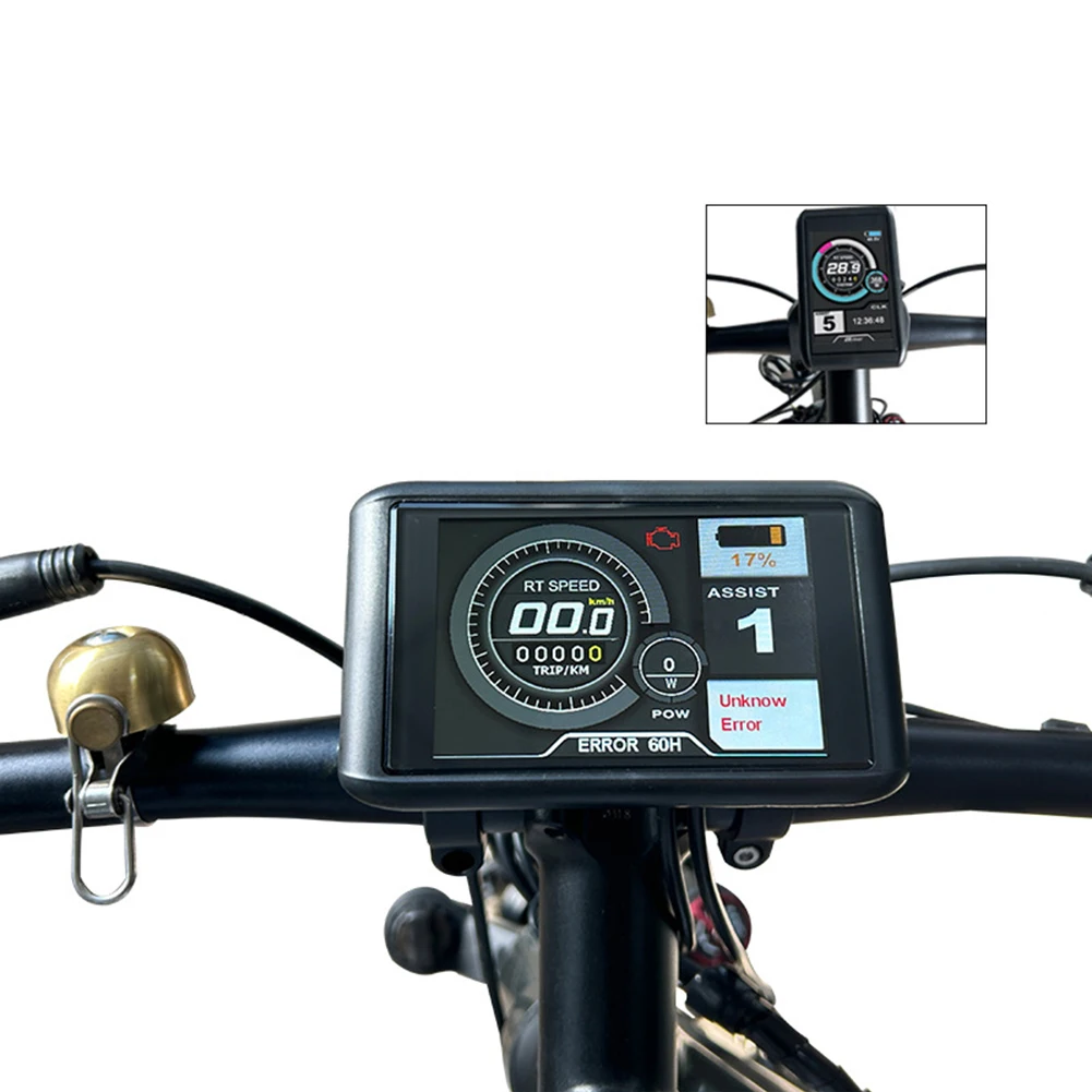 E-bike UKC1 Color Display Screen SM-Plug 36V 48V 52V 60V 72V Compatible With OMD2 Communication Protocol
E-bike UKC1 Color Display Screen SM-Plug 36V 48V 52V 60V 72V Compatible With OMD2 Communication Protocol