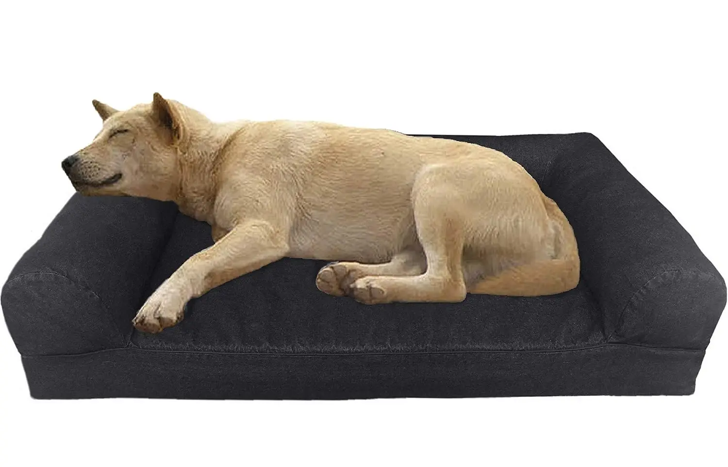 Premium Orthopedic Gel Memory Foam Pet Sofa Bed with Waterproof Liner and Canvas Cover Couch Lounger 47"X29", Customized
Premium Orthopedic Gel Memory Foam Pet Sofa Bed with Waterproof Liner and Canvas Cover Couch Lounger 47"X29", Customized