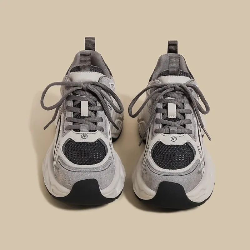 Trendy Women's Shoes Mesh Breathable Chunky Sneakers Height Increasing Casual Sports Shoes for Outdoor Running Zapatillas Mujer
Trendy Women's Shoes Mesh Breathable Chunky Sneakers Height Increasing Casual Sports Shoes for Outdoor Running Zapatillas Mujer