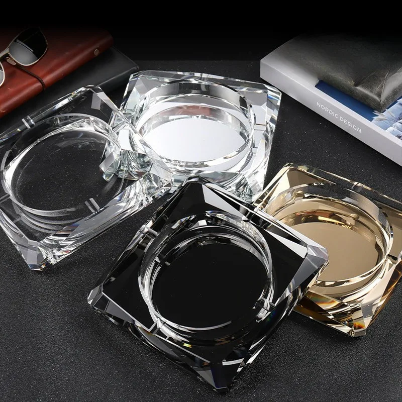 15CM Glass Crystal Ashtray, Smoking Ashtray Beautiful Ashtray Father Boy Friend Birthday Gift Accessories
15CM Glass Crystal Ashtray, Smoking Ashtray Beautiful Ashtray Father Boy Friend Birthday Gift Accessories
