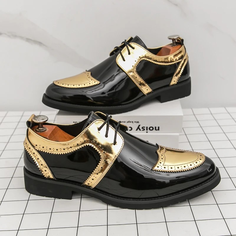 Seasons Classic Men Derby Shoes Casual Lace-up Thick-soled Anti-slip Soft Comfortable Brand Leather Shoes Gentleman Shoes Men
Seasons Classic Men Derby Shoes Casual Lace-up Thick-soled Anti-slip Soft Comfortable Brand Leather Shoes Gentleman Shoes Men