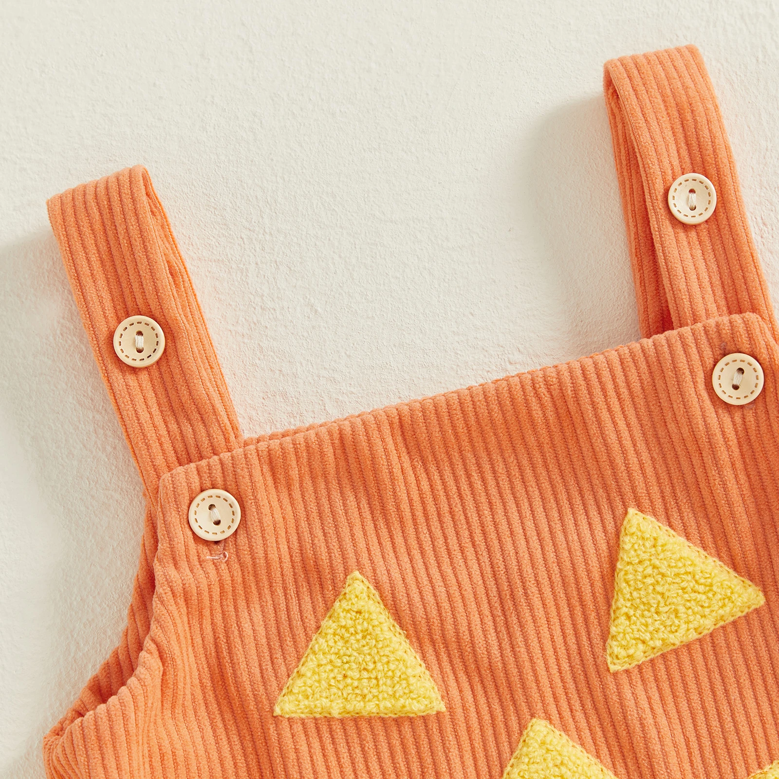 Baby Girls Boys Rompers Halloween Clothes Pumpkin Smiling Face/Duck Embroidery Sleeveless Overalls Bodysuits Jumpsuits
Baby Girls Boys Rompers Halloween Clothes Pumpkin Smiling Face/Duck Embroidery Sleeveless Overalls Bodysuits Jumpsuits