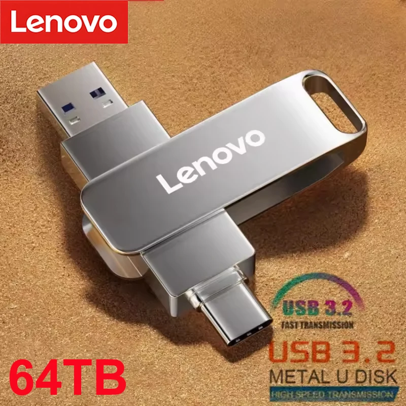 Lenovo TYPE-C Flash Pen Drive High-Speed Solid State Drive Metal Pendrive 1TB USB Flash Drive For Phone Laptop Windows 7/10/11
Lenovo TYPE-C Flash Pen Drive High-Speed Solid State Drive Metal Pendrive 1TB USB Flash Drive For Phone Laptop Windows 7/10/11