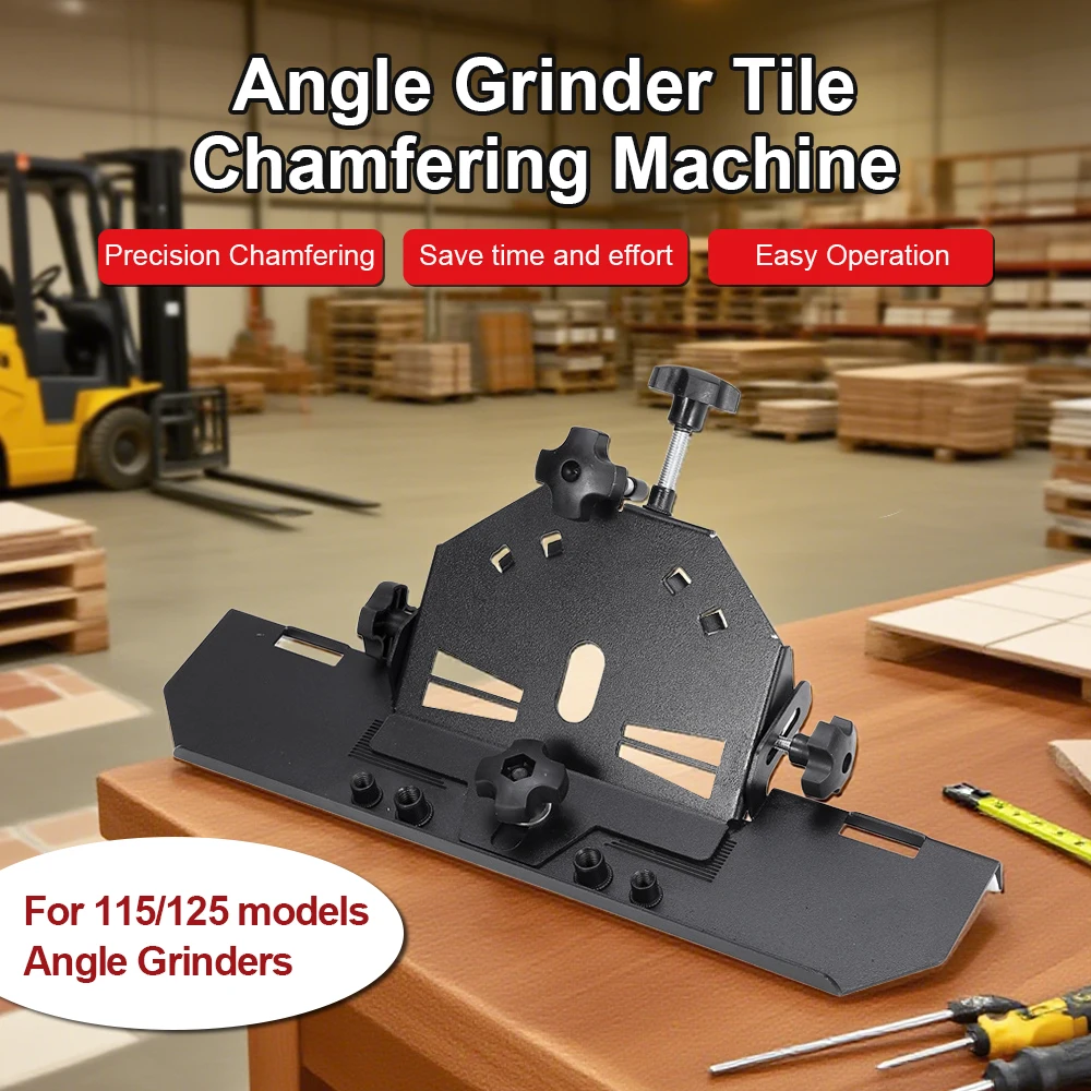 Portable Chamfering Bracket Tile Chamfering Guide Frame Angle Grinder Bracket Tile 45-Degree Multi-Function Chamfering Tool
Portable Chamfering Bracket Tile Chamfering Guide Frame Angle Grinder Bracket Tile 45-Degree Multi-Function Chamfering Tool