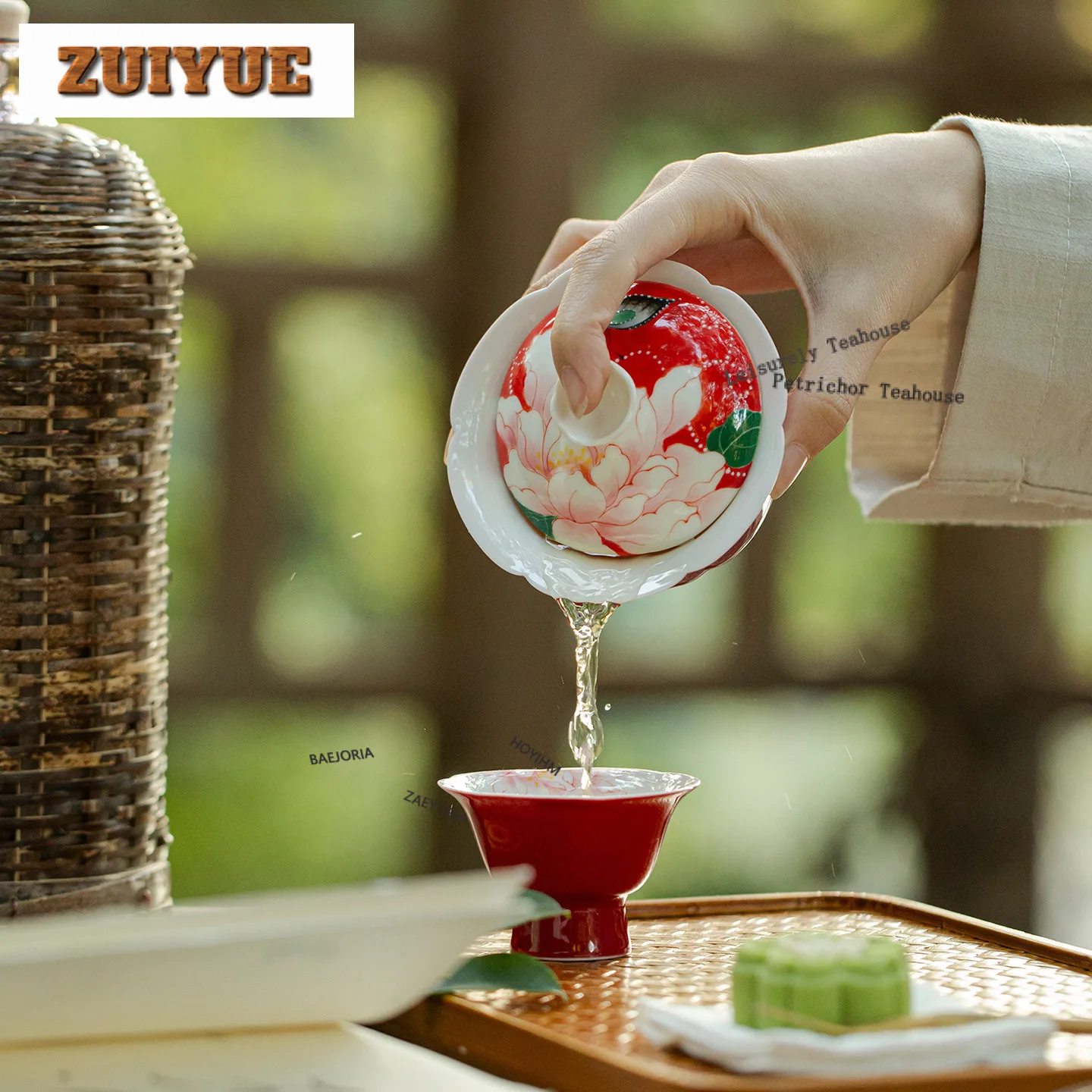 120ml Hand-painted Peony Gaiwan Boutique Not Hot Tea Tureen Tea Bowl with Lid Kit Tea Brewing Cover Bowl Teaware Decoration
120ml Hand-painted Peony Gaiwan Boutique Not Hot Tea Tureen Tea Bowl with Lid Kit Tea Brewing Cover Bowl Teaware Decoration