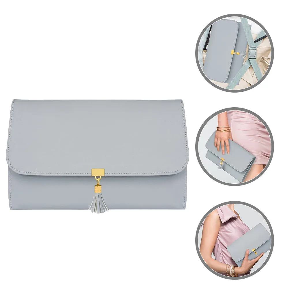 Складная сумка-органайзер для украшений, портативный дорожный органайзер для ювелирных изделий, компактный чехол для хранения ожерелий, серег, колец, браслетов
Складная сумка-органайзер для украшений, портативный дорожный органайзер для ювелирных изделий, компактный чехол для хранения ожерелий, серег, колец, браслетов