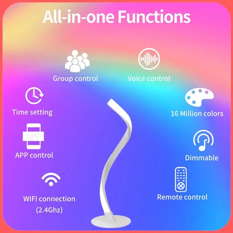 AA89-1 PCS LED Personality Spiral Lighting Lamp Plug And Play Bedside Lamp For Bedroom Restaurant EU Plug
AA89-1 PCS LED Personality Spiral Lighting Lamp Plug And Play Bedside Lamp For Bedroom Restaurant EU Plug