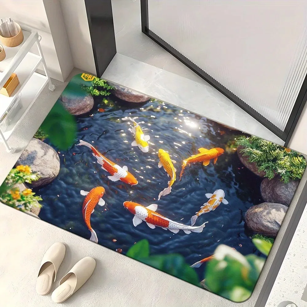 1 шт. 3D узор кои Рыбы Дверные коврики Кухонные коврики Нескользящие поп-дизайн Коврики для ванной Коврик для ванной Ковер для домашней раковины Декор для стирки
1 шт. 3D узор кои Рыбы Дверные коврики Кухонные коврики Нескользящие поп-дизайн Коврики для ванной Коврик для ванной Ковер для домашней раковины Декор для стирки