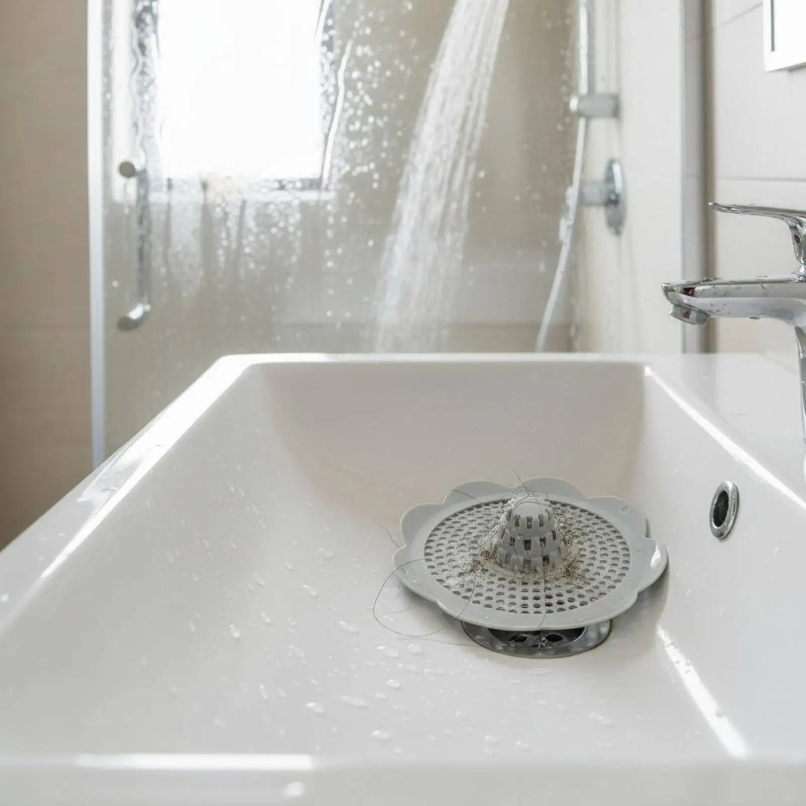 Flower Drain Cover Clog Clog Guard Hair Catcher Drain Cover Sink Strainer Reusable Bathroom Accessory Mesh Design for Kitchen
Flower Drain Cover Clog Clog Guard Hair Catcher Drain Cover Sink Strainer Reusable Bathroom Accessory Mesh Design for Kitchen