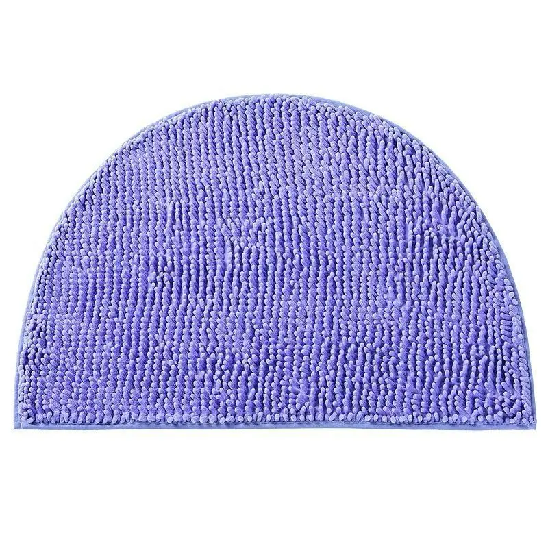 Inyahome Non-Slip Shaggy Chenille Half Round Bathroom Rug Soft Microfibers Bath Mat with Water Absorbent Machine Washable Blue
Inyahome Non-Slip Shaggy Chenille Half Round Bathroom Rug Soft Microfibers Bath Mat with Water Absorbent Machine Washable Blue