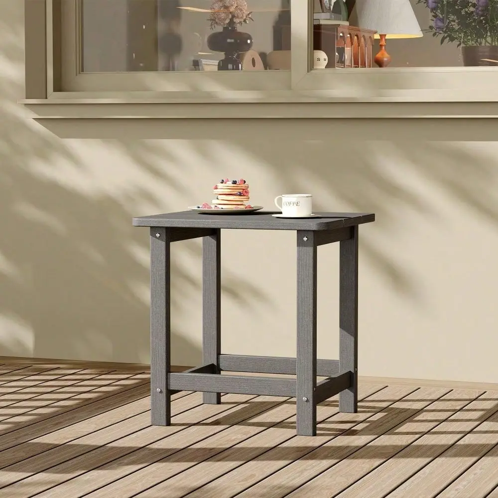 HDPE AllWeather Outdoor Side Table, Durable Patio End Table Resists Fading And Moisture, Simple Assembly For Beach, Poolside, G
HDPE AllWeather Outdoor Side Table, Durable Patio End Table Resists Fading And Moisture, Simple Assembly For Beach, Poolside, G