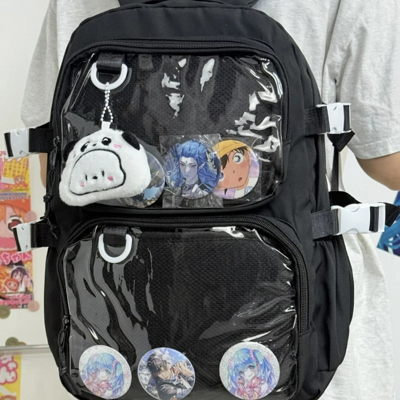 Новая модель, многофункциональный рюкзак, креативная прозрачная сумка Ita, простой рюкзак в студенческом стиле
Новая модель, многофункциональный рюкзак, креативная прозрачная сумка Ita, простой рюкзак в студенческом стиле