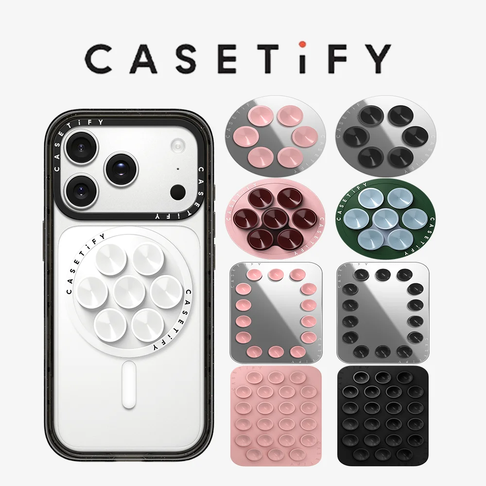 CASETiFY Snappy™ Magnetic Suction Cup Mirror Card Holder Phone Holder Card Pack for iPhone17 16 15 14 13 for Samsung S25 S26 A57
CASETiFY Snappy™ Magnetic Suction Cup Mirror Card Holder Phone Holder Card Pack for iPhone17 16 15 14 13 for Samsung S25 S26 A57
