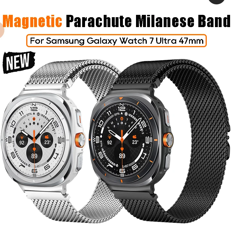 No Gaps Magnetic Milanese Strap for Samsung Galaxy Watch 7 Ultra 47mm Stainless Steel Bracelet for Galaxy Watch Ultra 47mm Band
No Gaps Magnetic Milanese Strap for Samsung Galaxy Watch 7 Ultra 47mm Stainless Steel Bracelet for Galaxy Watch Ultra 47mm Band