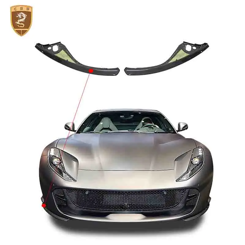 Левый и правый передний бампер, сплиттер, угловая накладка, подбородок для Ferrari 812, OEM-стиль, автомобильные передние сплиттеры, угловые клапаны для губ, накладки
Левый и правый передний бампер, сплиттер, угловая накладка, подбородок для Ferrari 812, OEM-стиль, автомобильные передние сплиттеры, угловые клапаны для губ, накладки