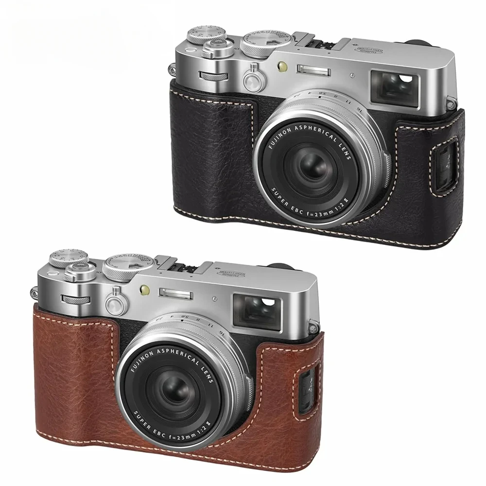For Fujifilm X100VI Retro Pu Leather Half Body Case Cover Base Bottom Opening Version Camera Bag
For Fujifilm X100VI Retro Pu Leather Half Body Case Cover Base Bottom Opening Version Camera Bag